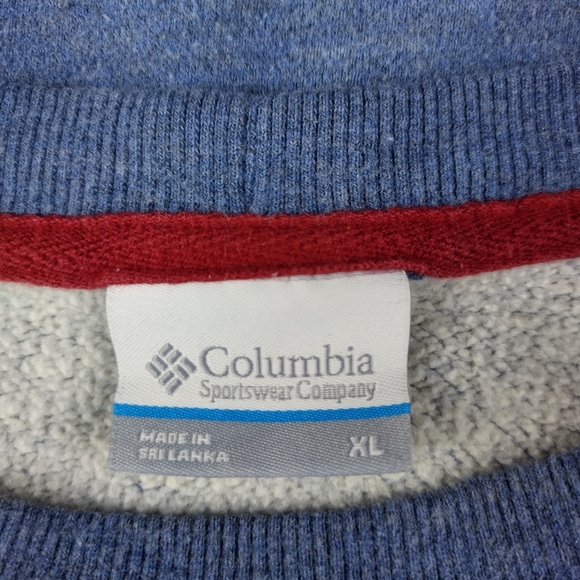 Columbia Men's Size XL Sweat Shirt Fleece Lined Crew Neck - Picture 2 of 12